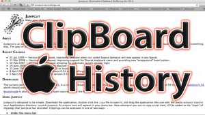 Read more about the article Clipboard History Mac OS X Jumpcut